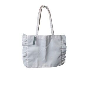 Bath & Body Works Pink Tote Bag Ruffle‎ Trim Sweetest Song Tag